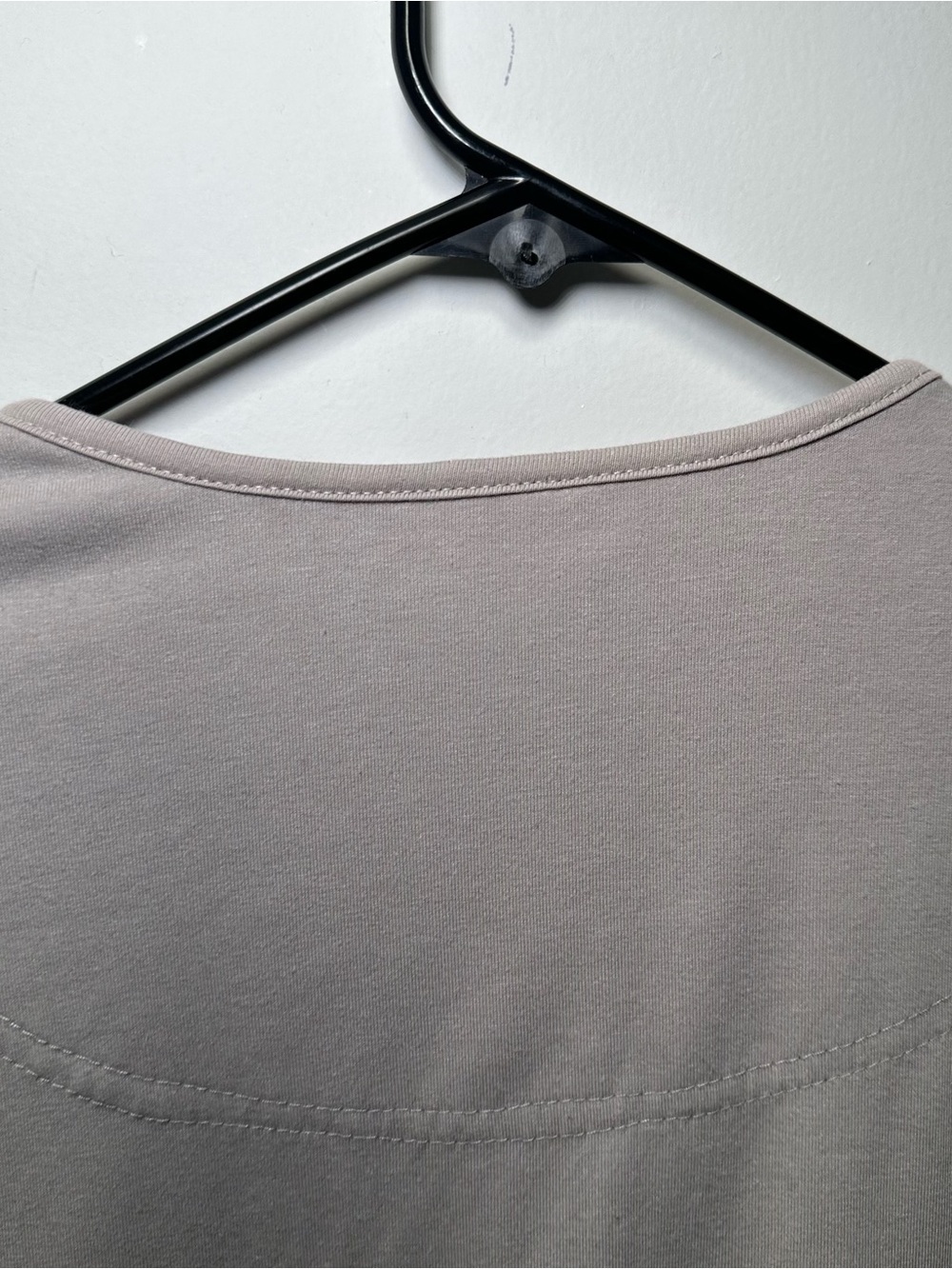 TheLEES XL Long Sleeve Henley Shirt Gray Red Layered Look 100% Cotton Men's - Picture 16 of 16
